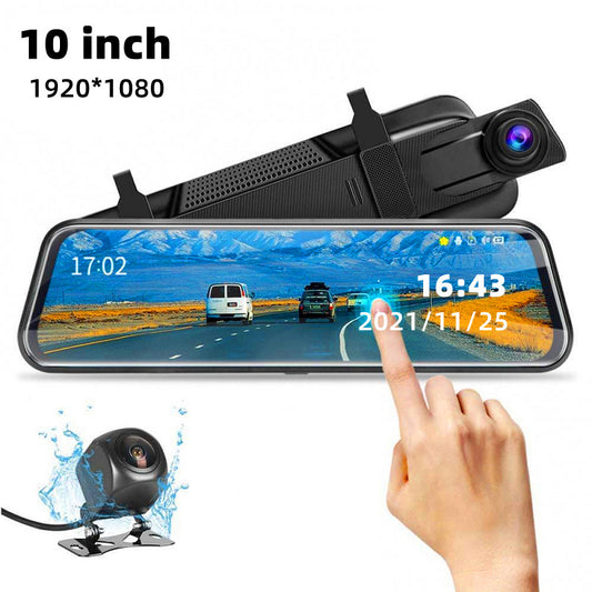 Front and Rear Dual Recording Rear View Mirror Dash Cam | Automobiles & Motorcycles2 | Buy Center