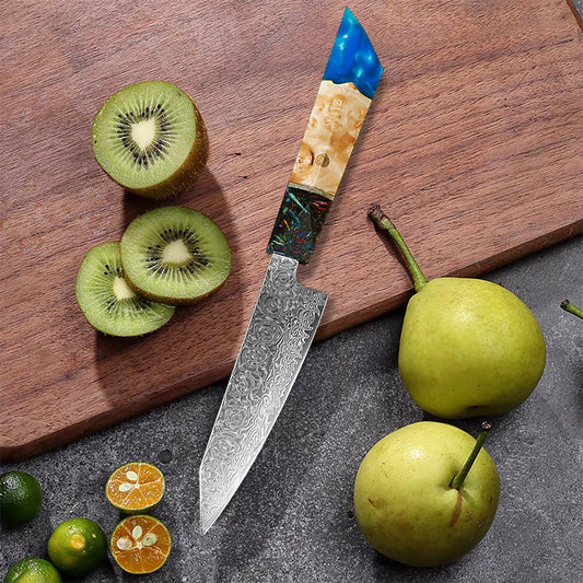 Damascus Steel Home Kitchen Chef Knife Resin Shadow Wood Handle | Home, Garden & Furniture2 | Buy Center