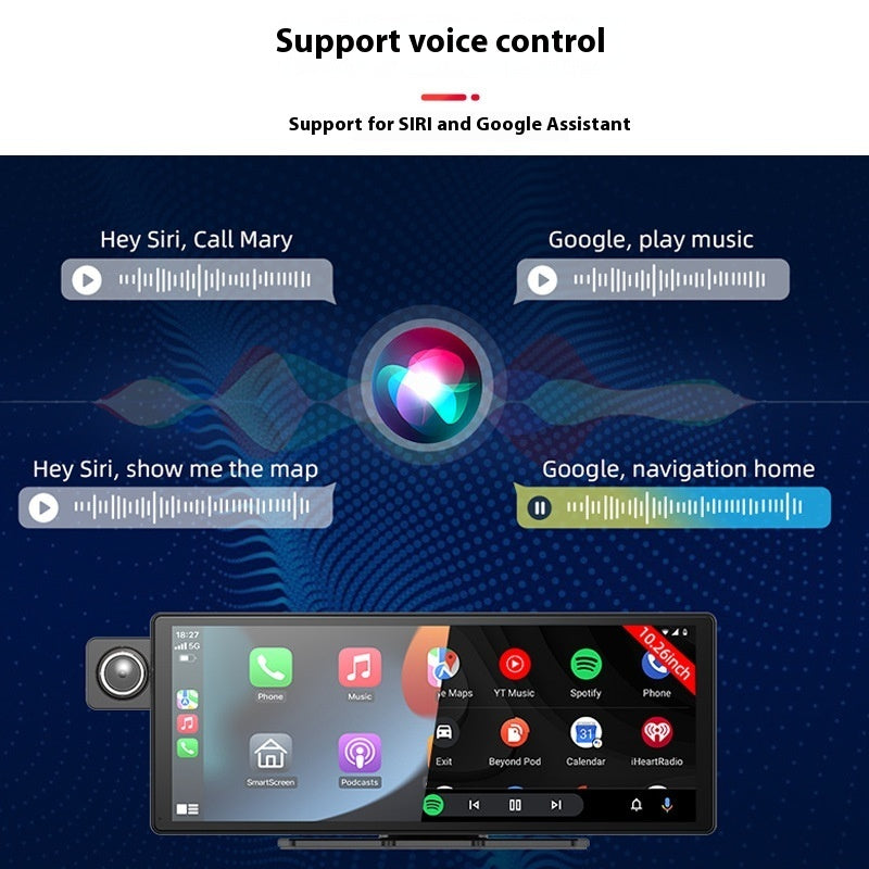 Newly Released at Buy Center: 3 Camera CarPlay Driving Recorder Split Screen