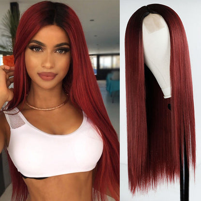 Buy Center Exclusive Offer-Wigs Fade Into Long Straight Hair