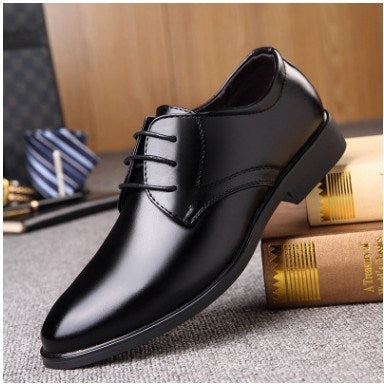 Black Shoes With Pointed Toe For Men Black