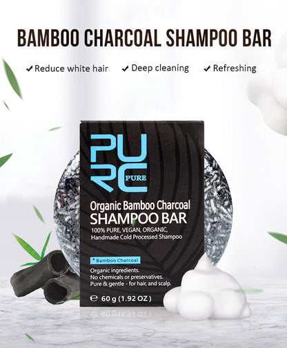 Fresh on the Scene at Buy Center: Hand-Extracted Soap Shampoo Bamboo Charcoal Shampoo Soap