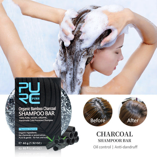 Fresh on the Scene at Buy Center: Hand-Extracted Soap Shampoo Bamboo Charcoal Shampoo Soap