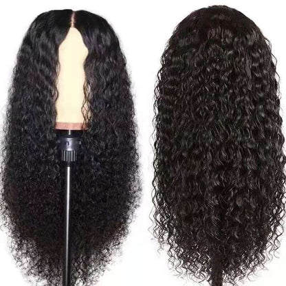 Buy Center Trend-Front Lace Chemical Fiber Long Curly Hair European And American Wig Headgear