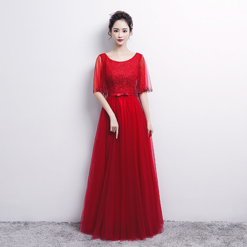 Banquet Evening Dress Female Spring New Fashion Annual Meeting Host Dress Chorus Performance Long Dress Buy Center