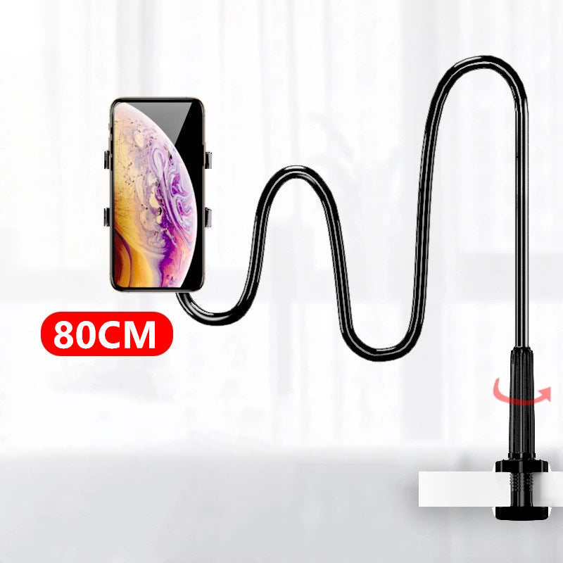 Buy Center Exclusive Offer-Mobile Phone Holder Dormitory Bedside Universal Mobile Phone Tablet Holder Black