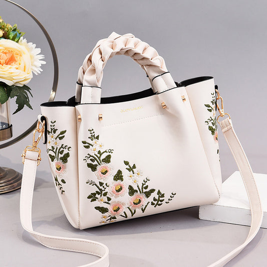 Hand Bags Tote Bag For Women Shoulder Woman Ladies Shopping White