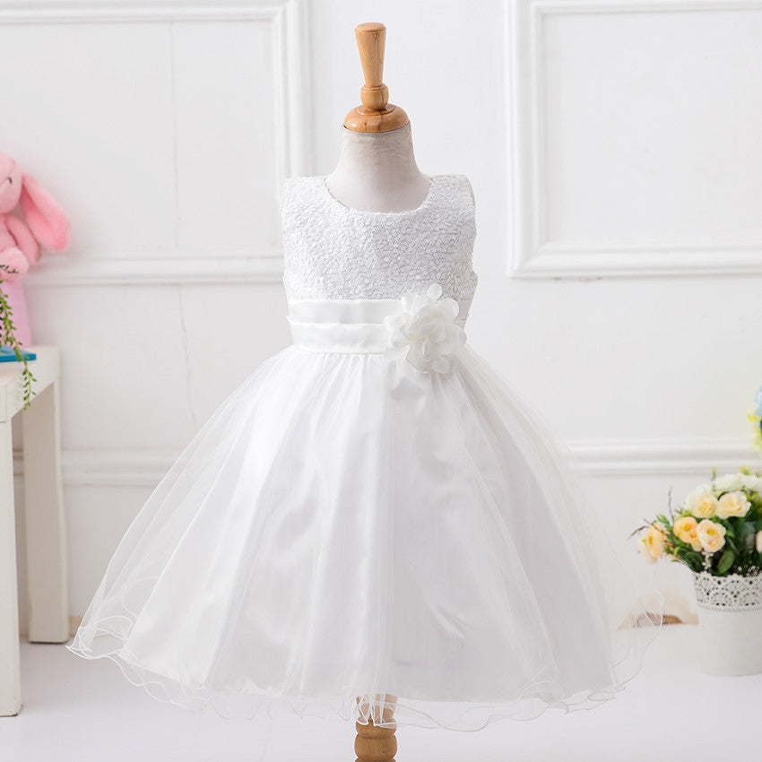 Baby Sequin Dress Flower Girl Wedding Princess Dress Buy Center