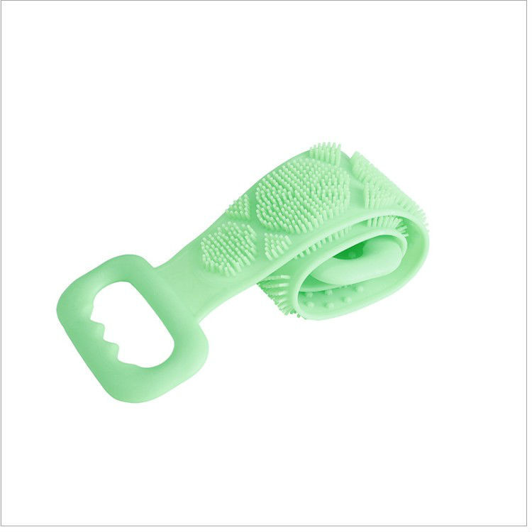 Hot New Items at Buy Center: Bath Towel Silicone Rubbing Back Towel Green 70cm