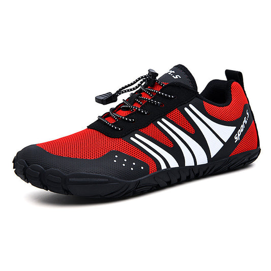 Outdoor Wading Shoes, Quick-drying Shoes, Beach Shoes, Hiking Shoes, Fishing Sports Shoes Red