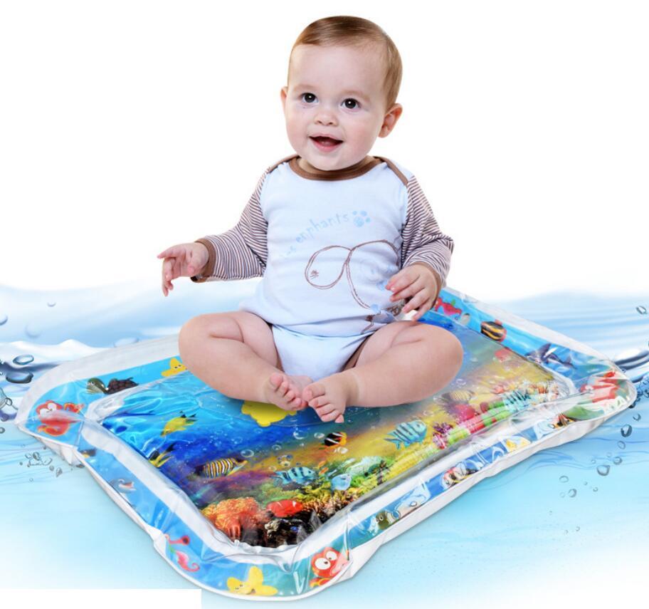 Baby Inflatable Water Mat, Infants Summer Beach Water Mat Patted Pad Water Cushion For Infants Toddlers Summer Activity Play Toys Baby Pillows Buy Center