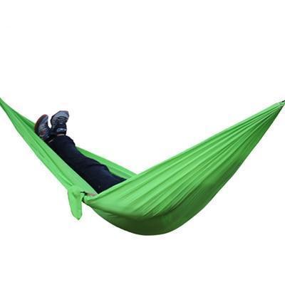 Backpacking Hammock - Portable Nylon Parachute Outdoor Double Hammock Fruit green