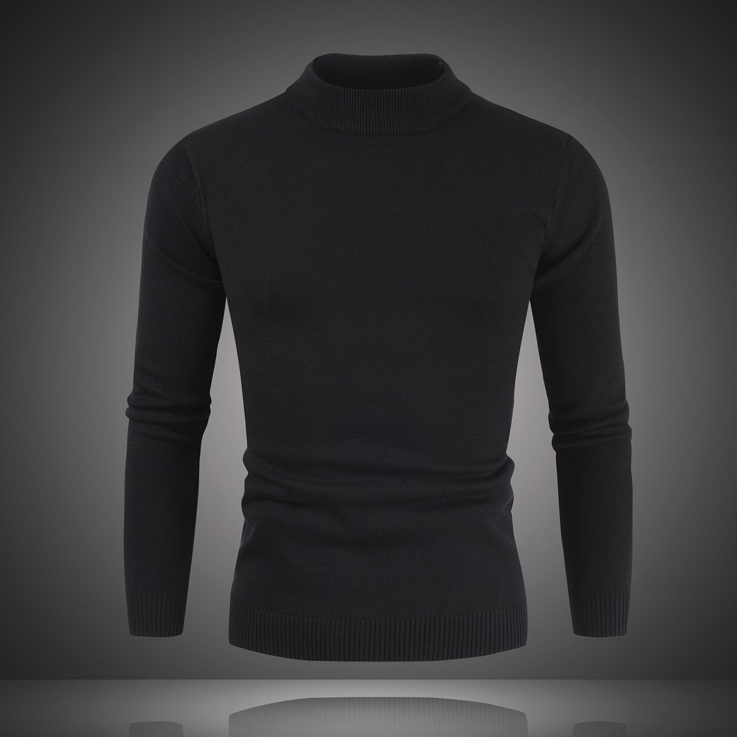 Autumn And Winter New Men's Plus Velvet Thickened Base Sweater Buy Center