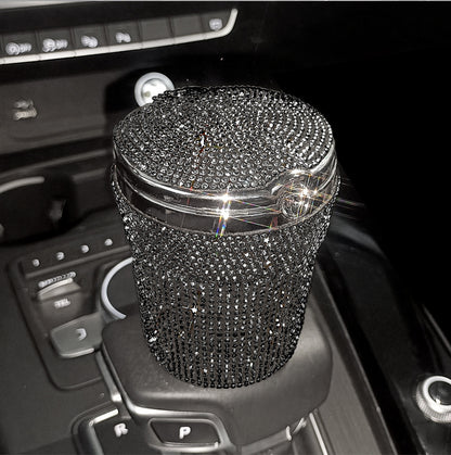 Hot New Arrivals at Buy Center: Creative Covered Diamond Inlaid Car Ashtray