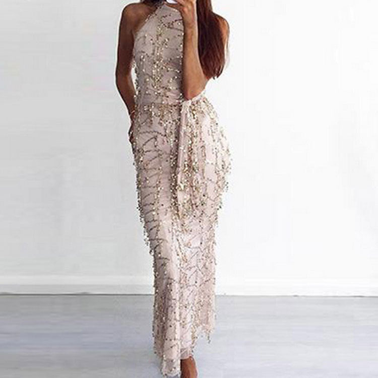 Long fringed sequin dress | Women's Clothing-Weddings & Events-Bride | Buy Center