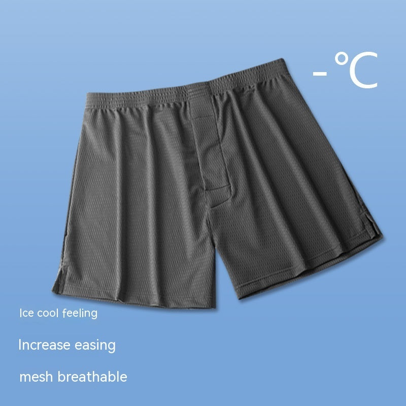 Men's Loose Ice Silk Mesh Breathable Underwear Buy Center