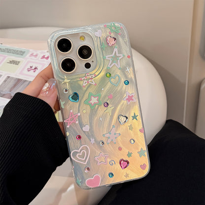 Colorful Star Dopamine Chain Phone Case Buy Center