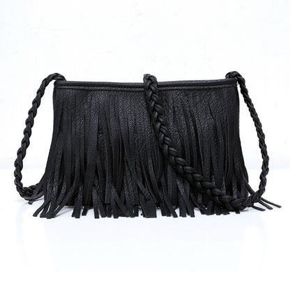 Hand-woven Tassel Bag Shoulder Crossbody Bag Buy Center