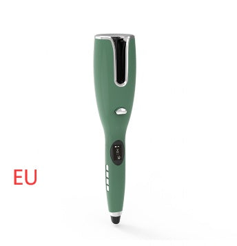 Buy Center Excellence-New Automatic Hair Curler Curling Iron Air Curler Infrared Heating Rotating Stick Hair Curler Portable Hair Styler Green EU