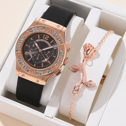 Reloj de moda para mujer con correa de PU