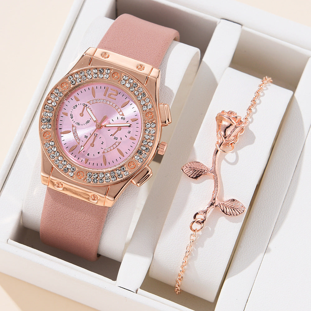 Reloj de moda para mujer con correa de PU