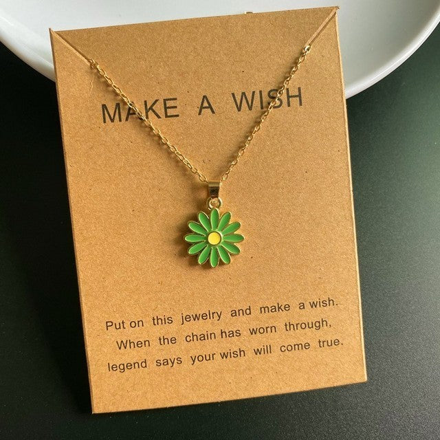 Women's Fashion Sunflower Pendant Necklace Buy Center