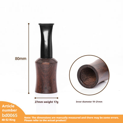 Just Arrived at Buy Center: Cigar Mouth Accessories Briar Filter Tip Blackwood Bd0065HT48 52 Ring