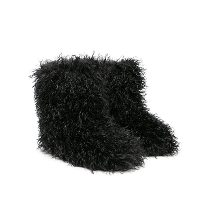 Winter Fur Boots Fleece-lined Thick Snow Boots Buy Center