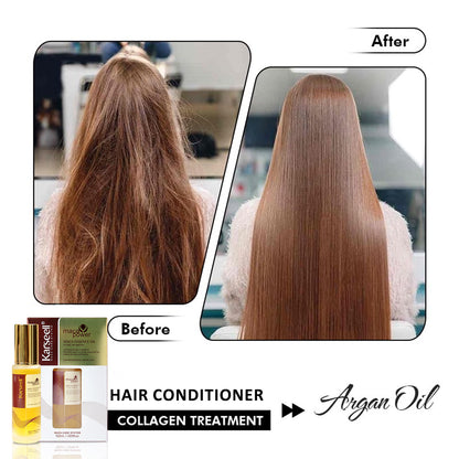 Hot New Items at Buy Center: Karseell Argan Oil For Hair Repair Cold Pressed Lightweight Argan Oil Hair Serum For Dry Damaged Hair