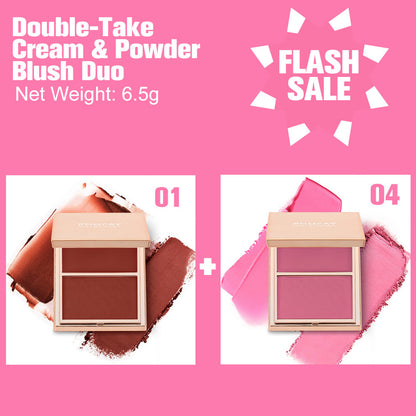 PHOFAY Double-Take Cream & Powder Blush Duo Set Buy Center