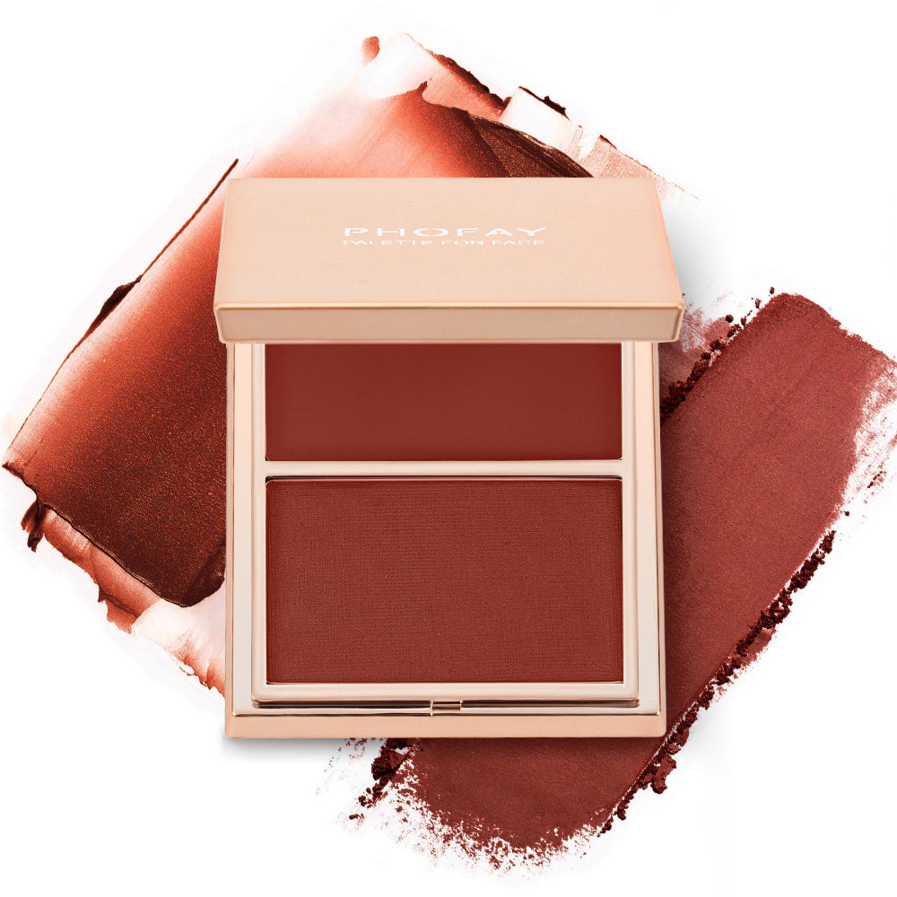 PHOFAY Double-Take Cream & Powder Blush Duo Set Buy Center