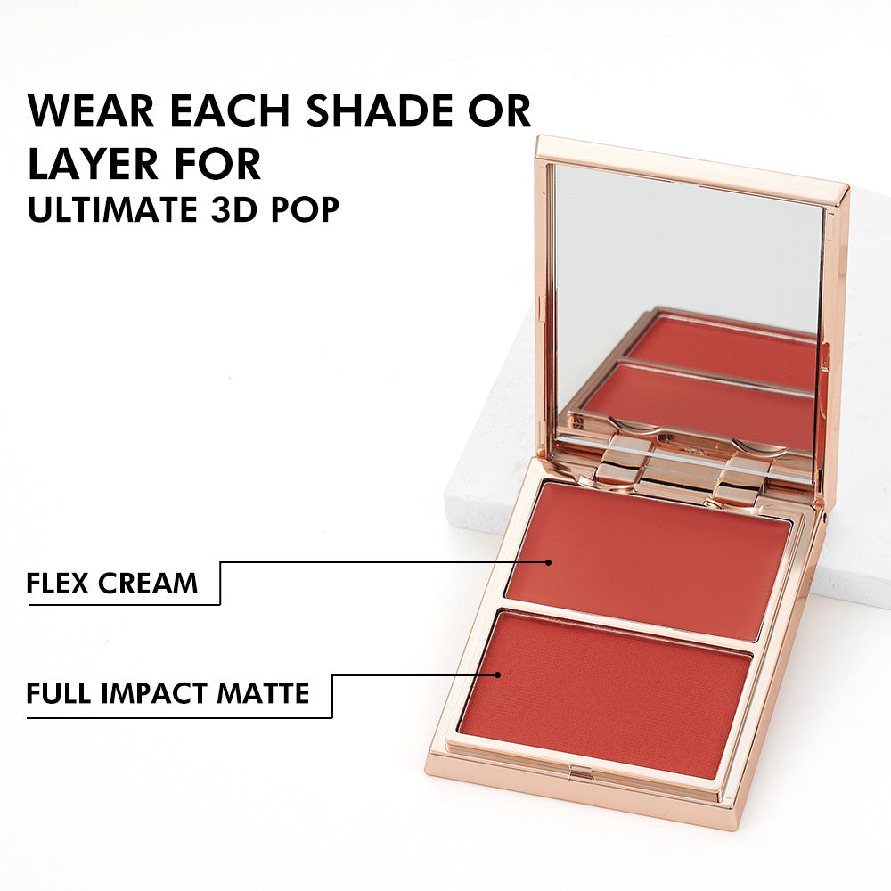 PHOFAY Double-Take Cream & Powder Blush Duo Set Buy Center