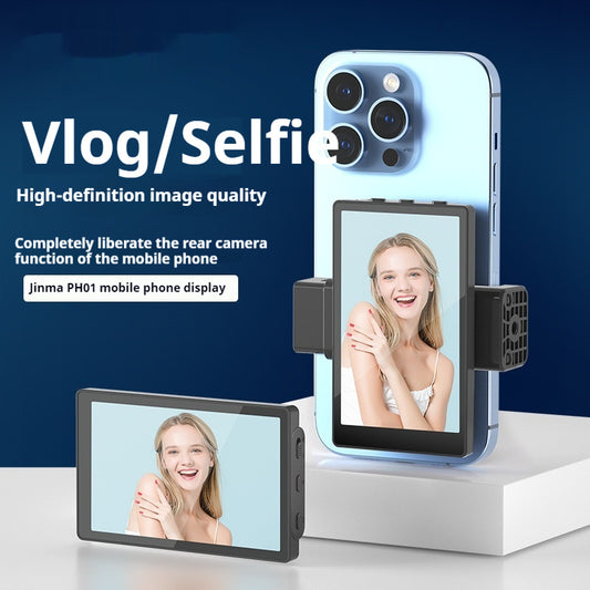 Fresh on the Scene at Buy Center: Mobile Phone Selfie Mirror Display Screen Magnetic Suction Phone Clip