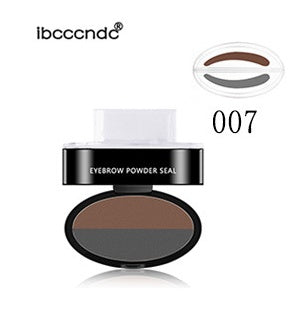 Buy Center Deal-Eyebrow Powder Stamp for Easy Natural Looking Brows 007 gray + light brown