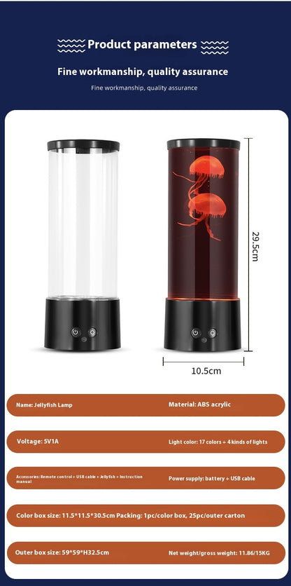 Hot New Items at Buy Center: Medium Jellyfish Lamp Mute LED Color Changing