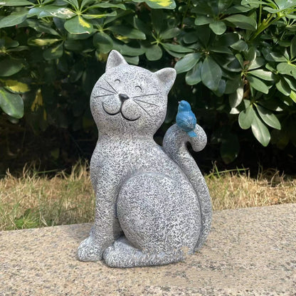 Newly Released at Buy Center: Outdoor Solar Lamp Cute Kitten Ornaments Style240322 14X9X21cm