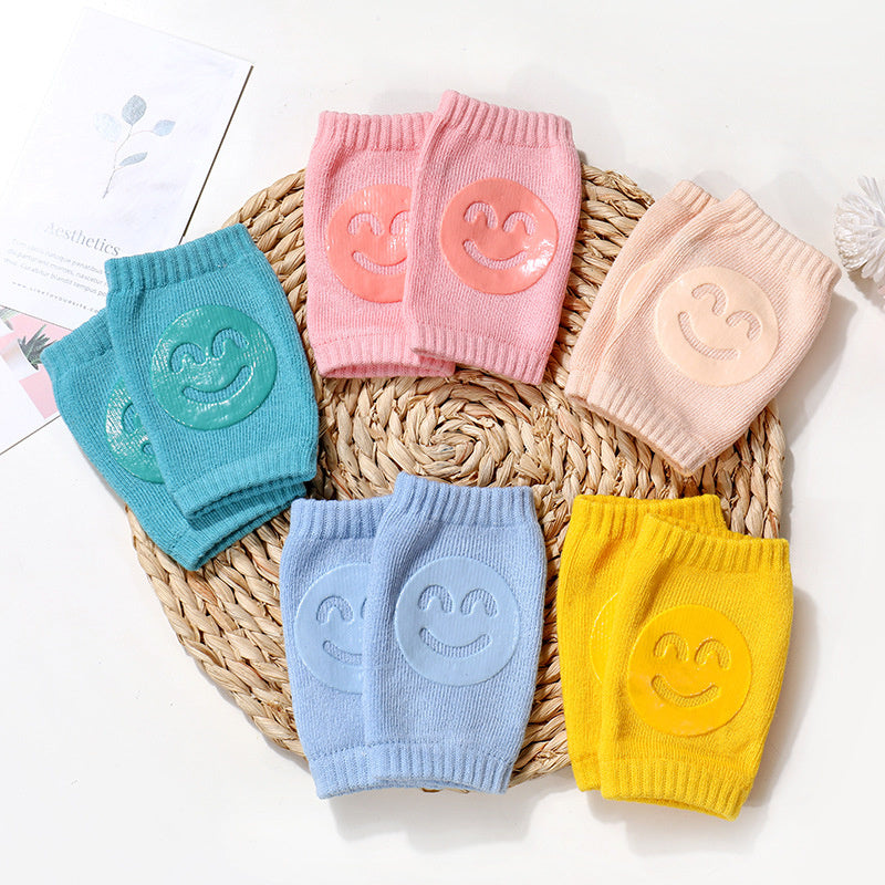 Summer Terry Baby Socks Knee Pads Color Q5pcs