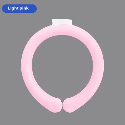 Newly Released at Buy Center: Cooling Neck Hanging Ice Ring Outdoor Sports Pink 28 ℃