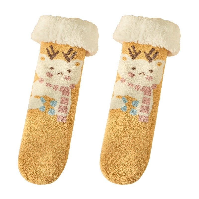 Lamb Fleece Room Socks Children's Tube Socks Buy Center