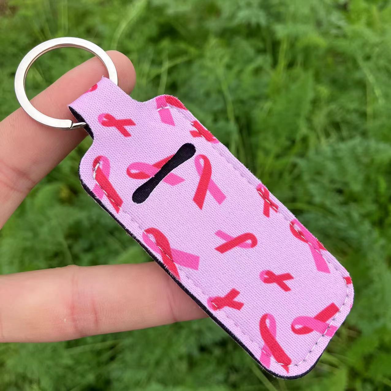 Buy Center Excellence-Printed Leopard Print SUNFLOWER Snake Pattern Women's Lipstick Pack Sets Of Key Chain Creative Perfume Bag Pink Knot 1PCS