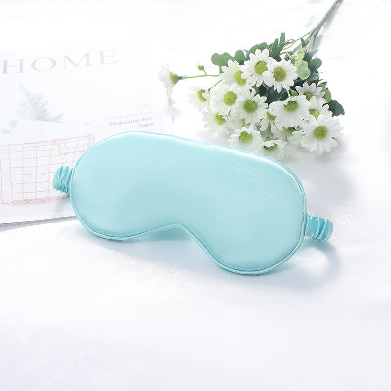 New Double-sided Ice Silk Breathable Eye Protection Shading Color Blue Strap