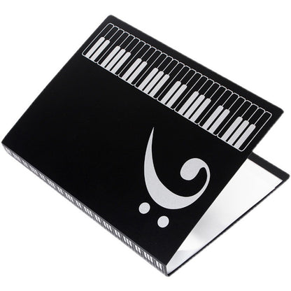 Just Arrived at Buy Center: Piano Score Folder Music Score Transparent Insert Can Be Modified Black