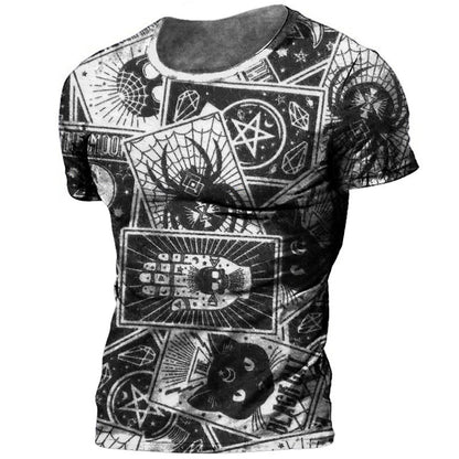 Fresh Arrivals at Buy Center: Men's Casual Versatile Skull Print T-shirt ZF0628