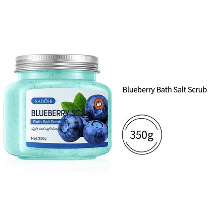 Newly Released at Buy Center: Fruit Bath Salt Scrub Cream Exfoliating Body Care Blueberry Bath Salt Scrub