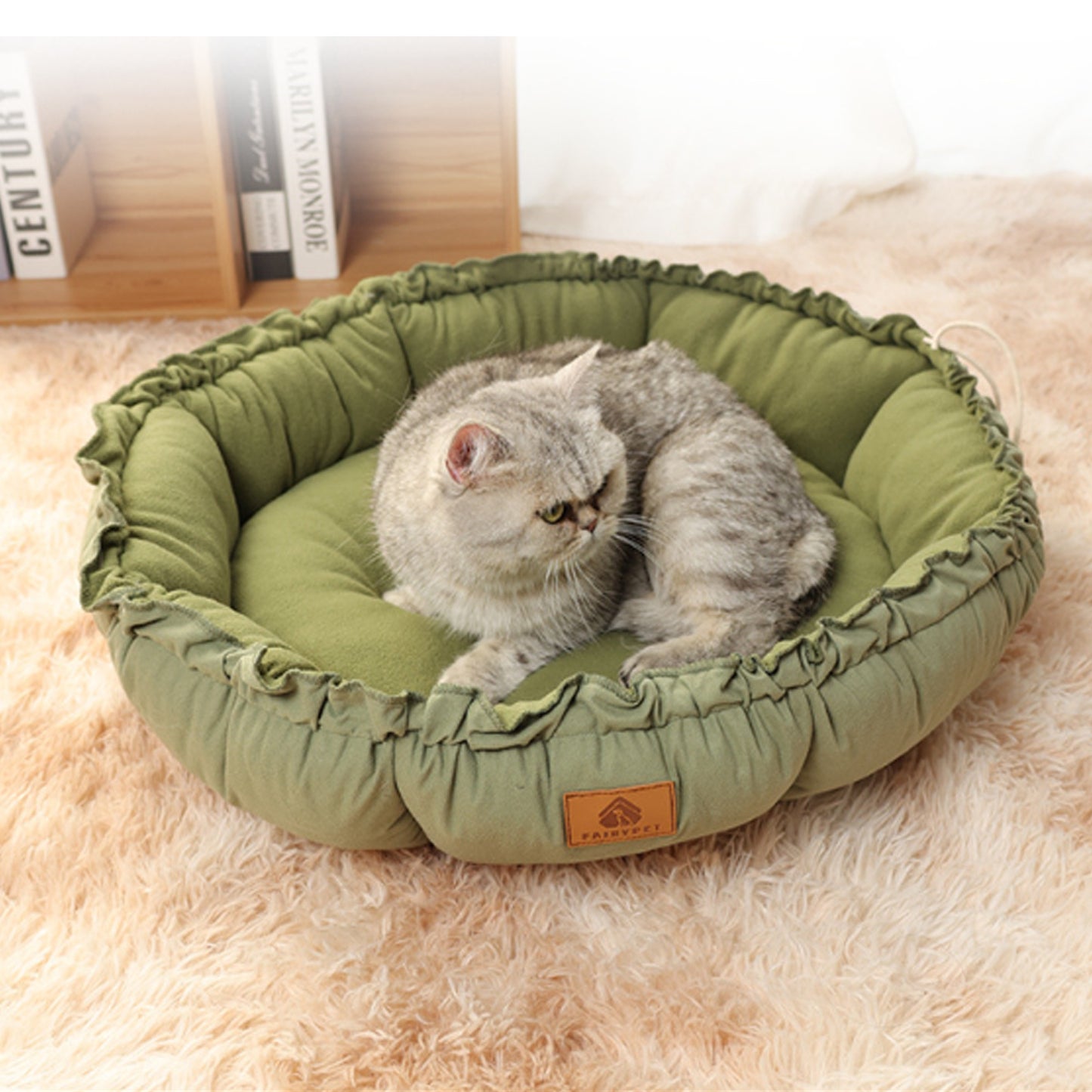 Buy Center Handpicked- Cat Beds For Indoor Cats Cute Cat Beds With Versatile Dual-Use Design, Reversible Donut Pet Bed For Puppy And Kitten