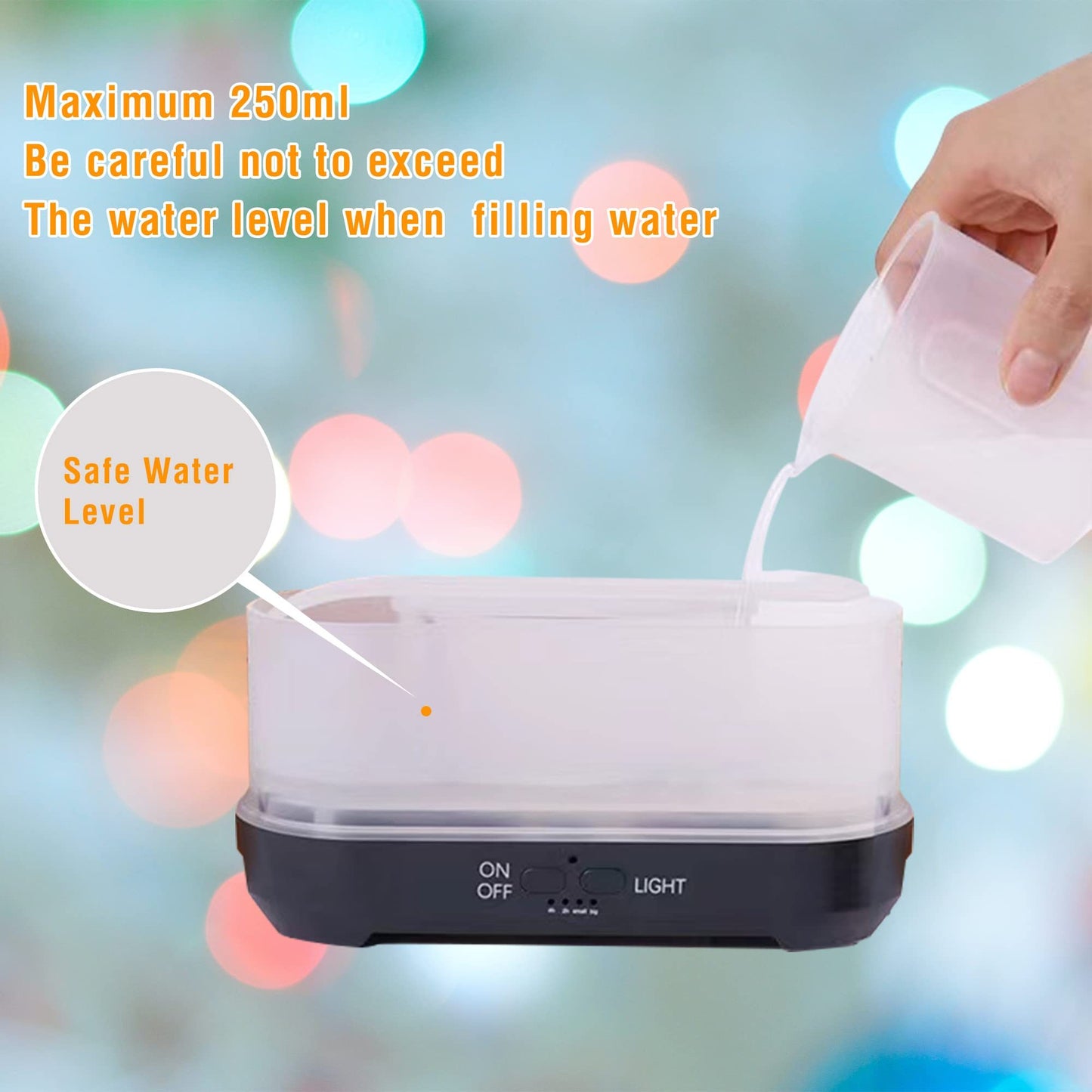 Christmas Snowflake Pattern Humidifier Household Colorful Aromatherapy Humidifier Atmosphere Colorful Diffuser Buy Center