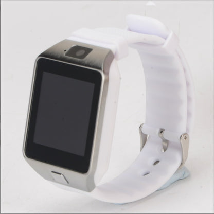 Sports Smart Watch DZ09 Card Phone Watch white