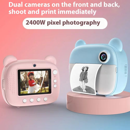 Just Arrived at Buy Center: Children's Camera Handheld Camera SLR Double Lens Mini Toy