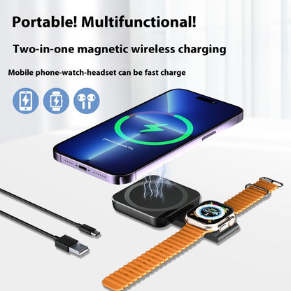 Buy Center Deal-Three-in-one Wireless Charger Watch Earphone Cellphone Charging Set