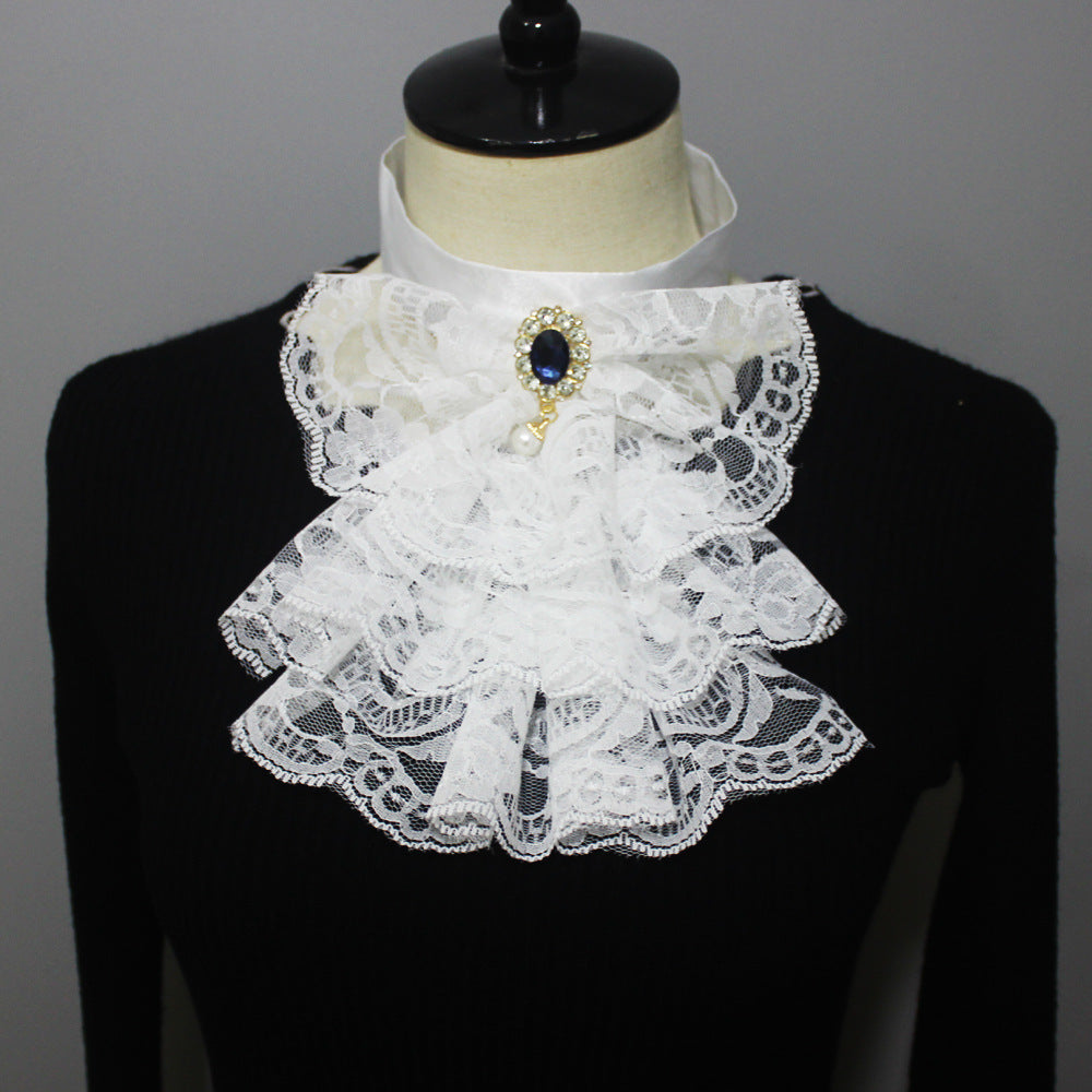 Fresh Arrivals at Buy Center: Retro Small Scarf Lace Decoration